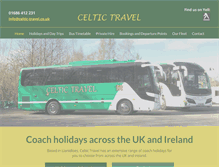 Tablet Screenshot of celtic-travel.co.uk